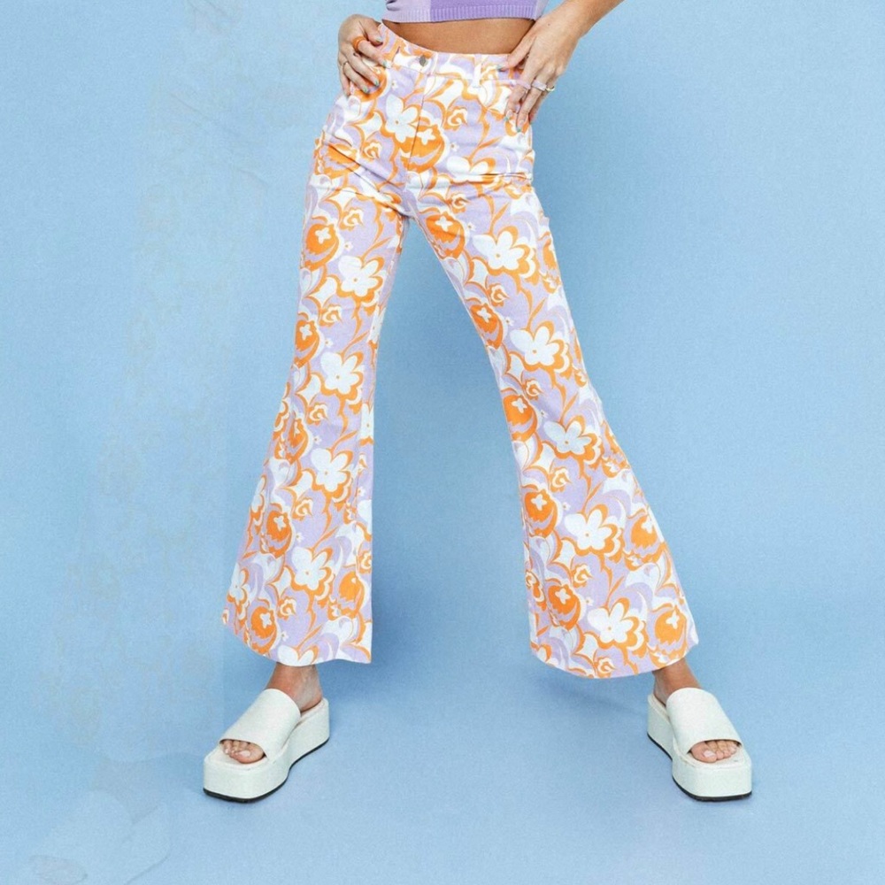 Groovy flared pants!